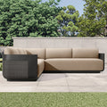 L-Shape Sectional Sofa Custom Outdoor Furniture Modern Alfresco Outdoor Living Australia