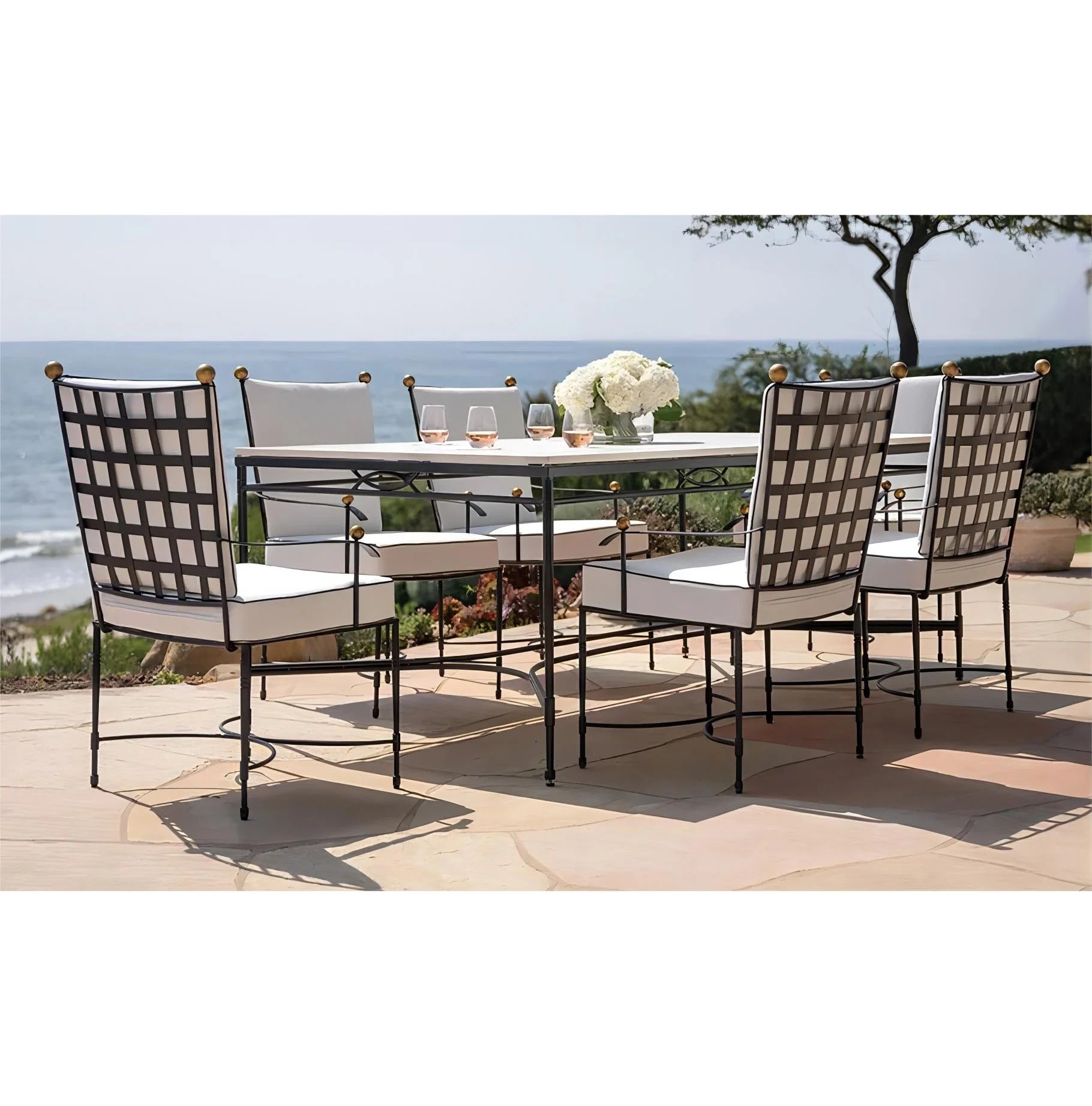Designer Outdoor Furniture 6 Seater Set Classic Alfresco Outdoor Living Australia