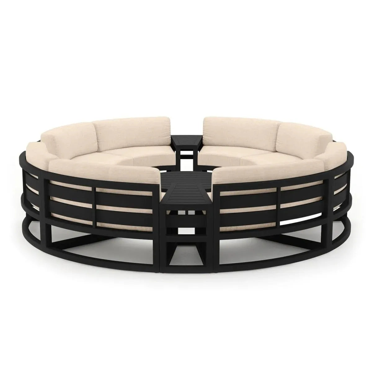 Modular Outdoor Sofa Set Aluminium Curved Alfresco Outdoor Living Australia