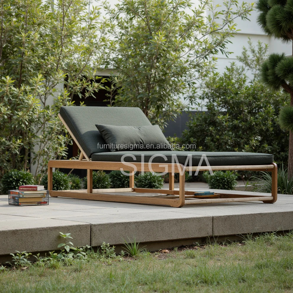Custom Outdoor Furniture Metal Sunbed Handcrafted Architectural Alfresco Outdoor Living Australia