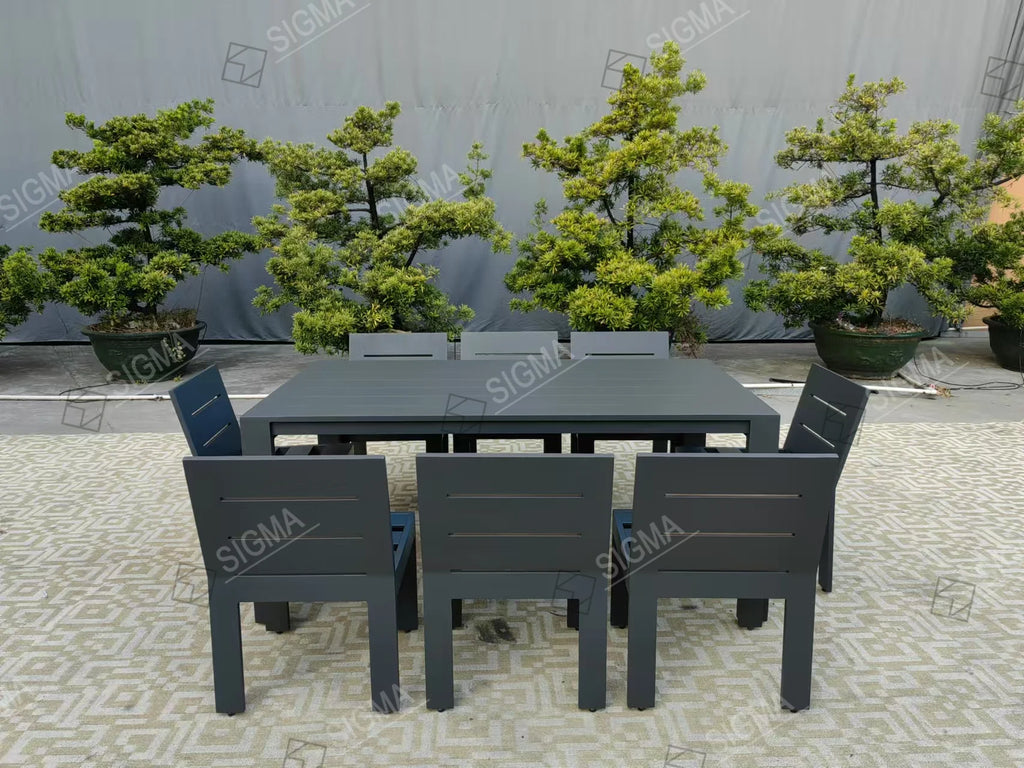 8-Seater Custom Outdoor Furniture Set Contemporary Alfresco Outdoor Living Australia