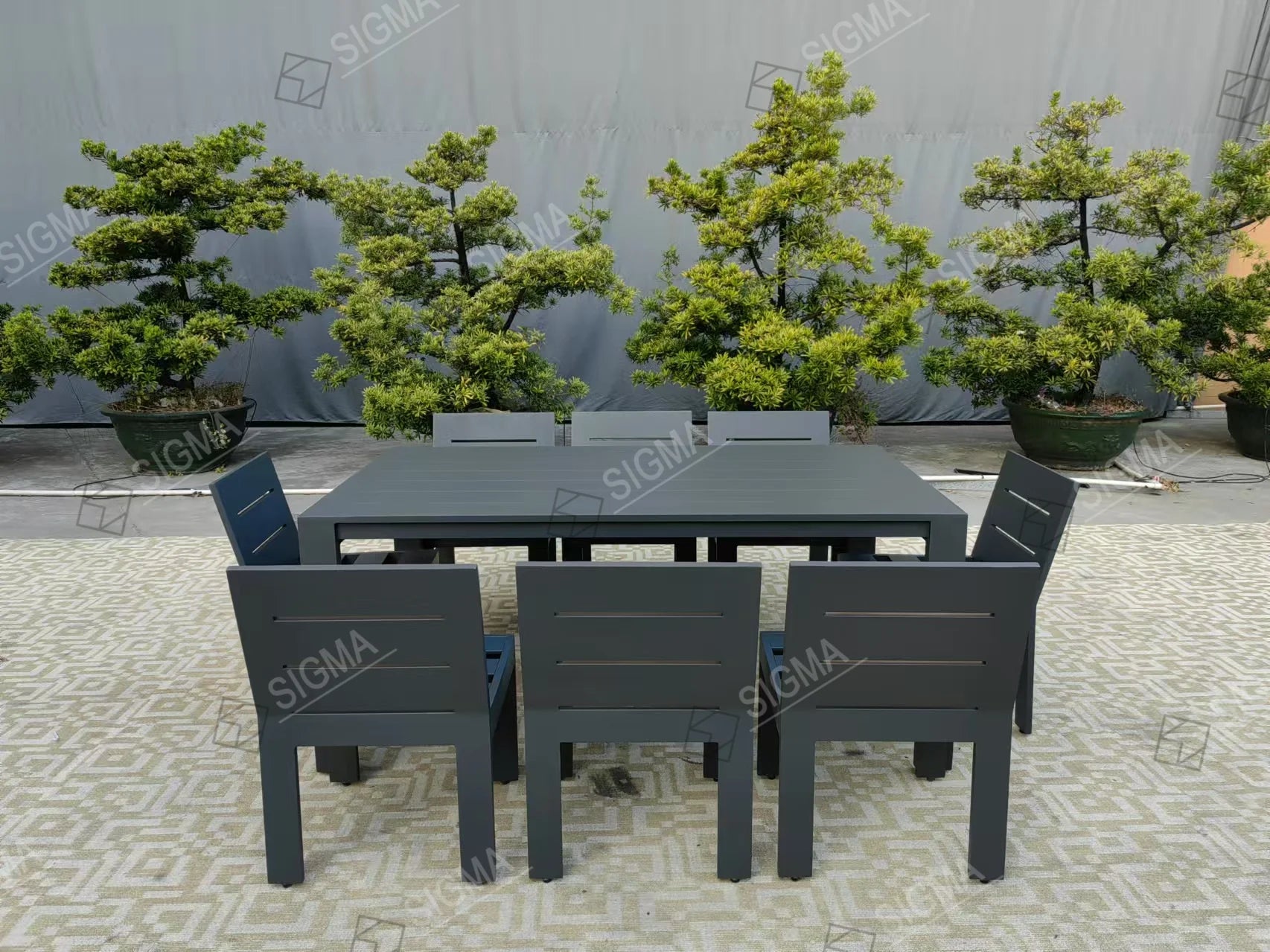 8-Seater Custom Outdoor Furniture Set Contemporary Alfresco Outdoor Living Australia