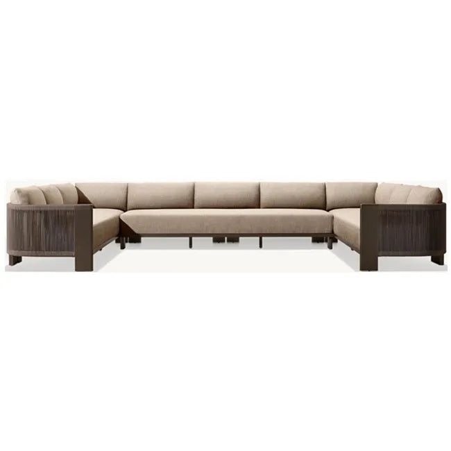 Custom Outdoor Sectional Sofa Set Modern Rope Alfresco Outdoor Living Australia