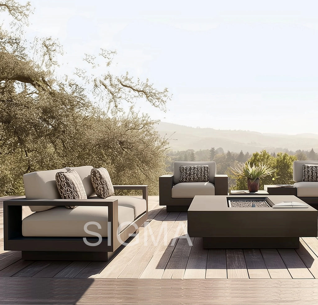 Custom Outdoor Furniture Sofa Set Contemporary Alfresco Outdoor Living Australia