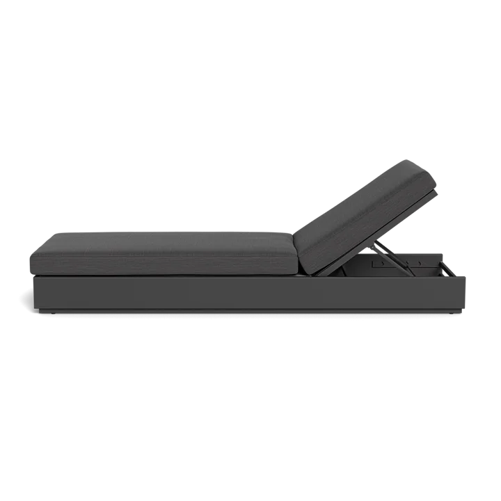 Aluminum Chaise Lounger Modern Plinth Base Alfresco Outdoor Living Australia