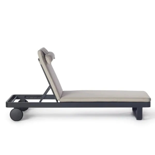 Sun Lounger Adjustable Aluminium Architectural Design Alfresco Outdoor Living Australia
