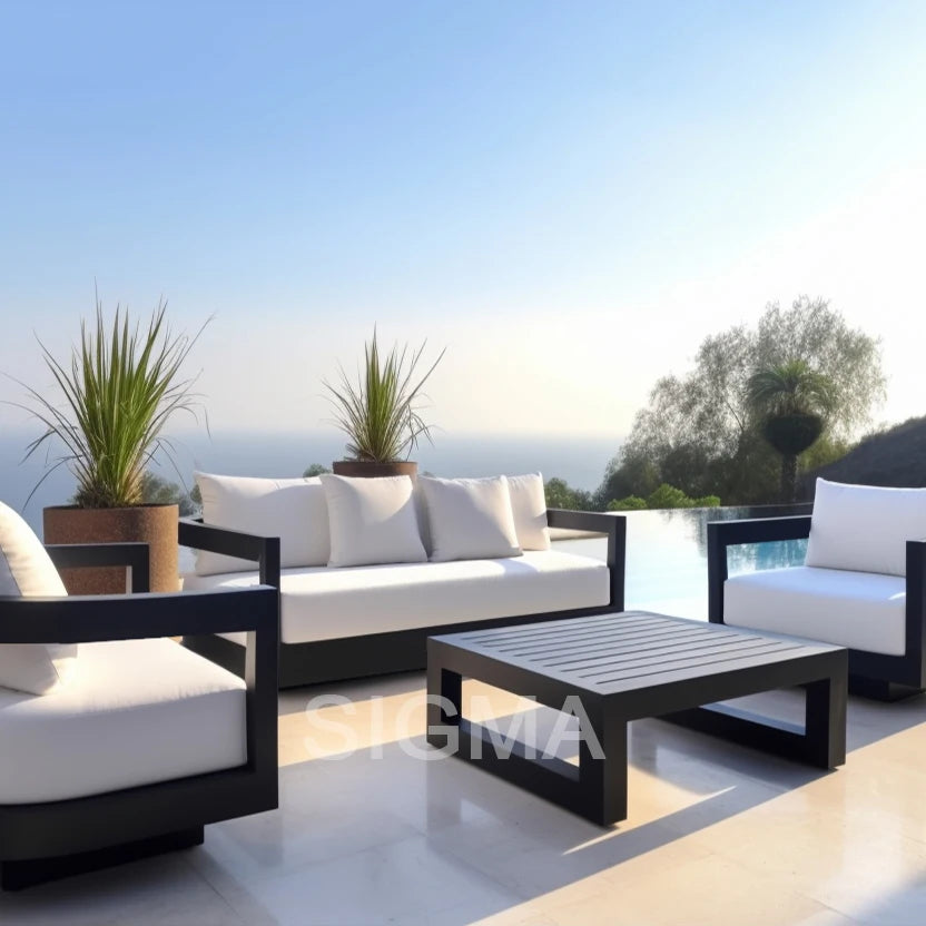 Custom Outdoor Dining Set Modern Sculptural Alfresco Outdoor Living Australia