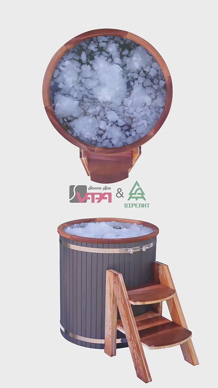 Custom Ice Bath Red Cedar Stainless Steel Alfresco Outdoor Living Australia