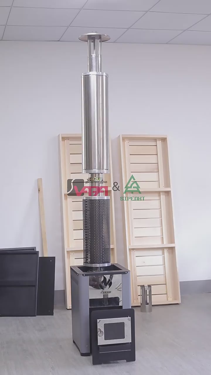 Modern Stainless Steel Wood Burning Stove Alfresco Outdoor Living Australia